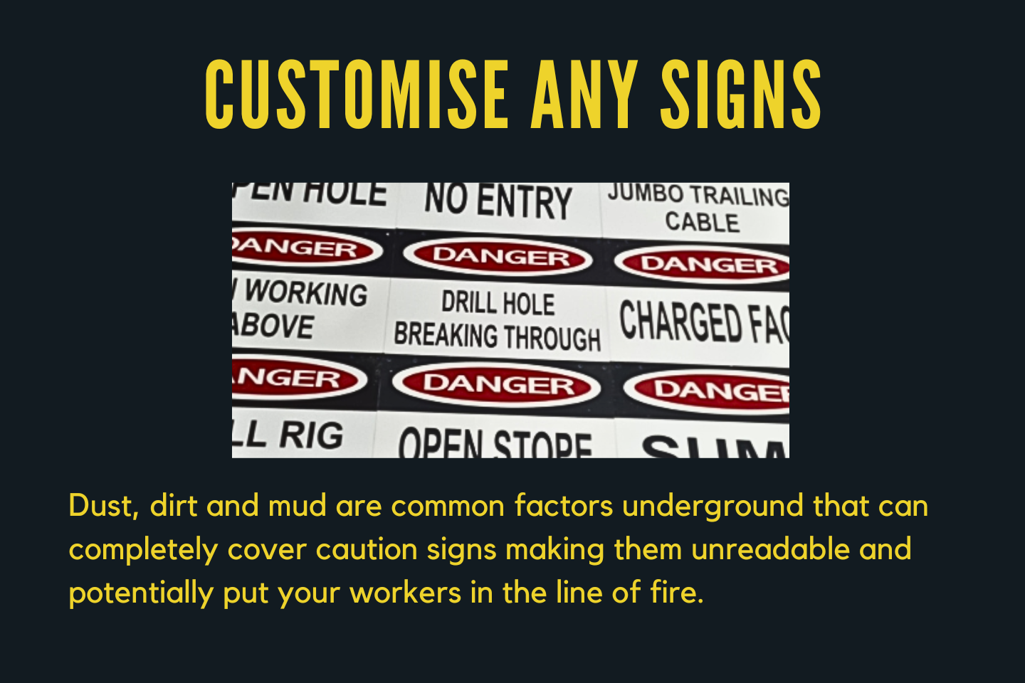 See through Custom Signs